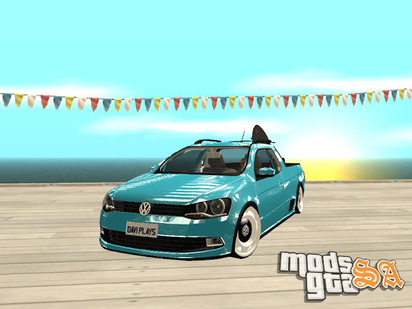 Vw Saveiro G6 Trend de Surfista para GTA San Andreas